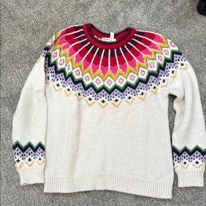 Marine Layer Size Large Fair Isle Sweater